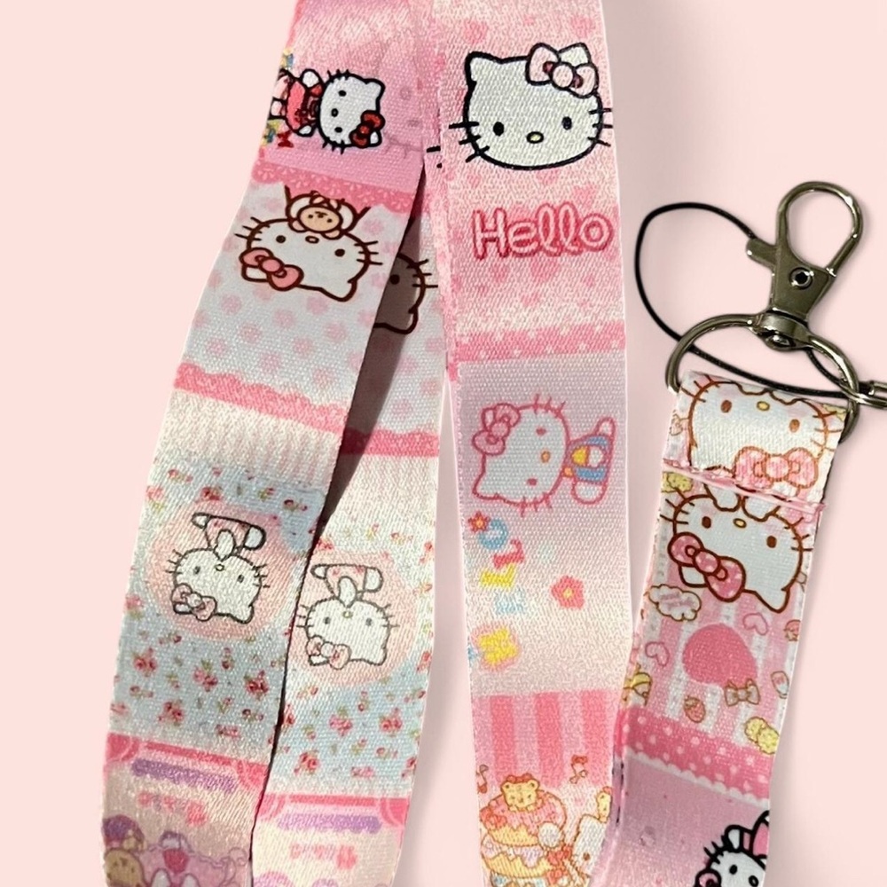 Hello Kitty Pink Lanyard